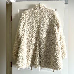 Medium Free people faux fur coat in cream